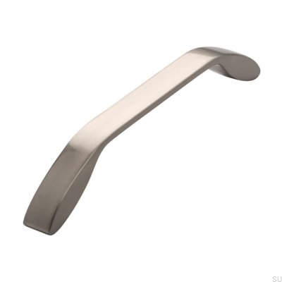 Elongated furniture handle 2266 160 Brushed silver