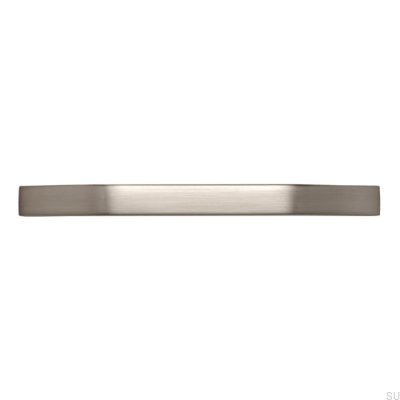 Elongated furniture handle 2266 160 Brushed silver