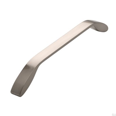 Elongated furniture handle 2266 192 Brushed silver