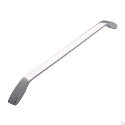Elongated furniture handle 2266 320 Polished chrome