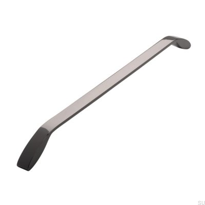 Elongated furniture handle 2266 320 Anthracite Polished