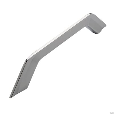 Elongated furniture handle 2267 160 Polished chrome