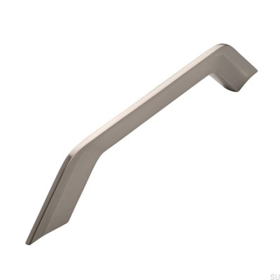 Elongated furniture handle 2267 160 Brushed silver