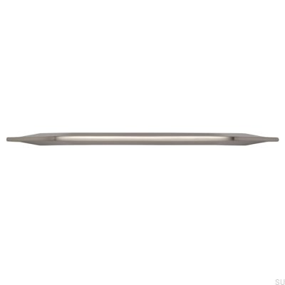 Elongated furniture handle 2267 160 Brushed silver