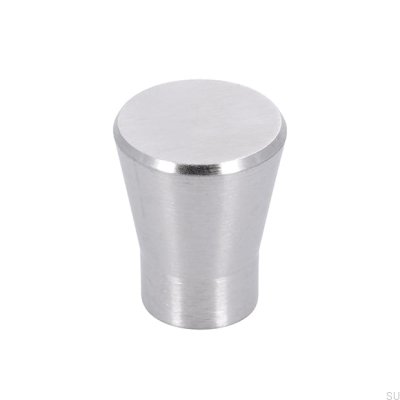 Furniture knob 2275 16 Brushed steel