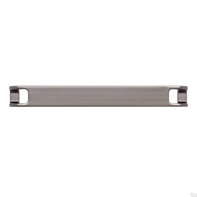 Elongated furniture handle 2285 160 Anthracite Polished