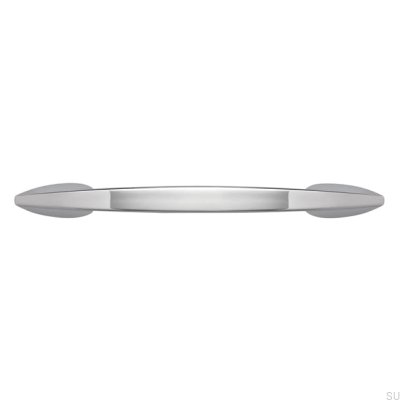Elongated furniture handle 2307 160 Polished chrome