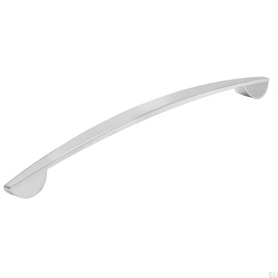 Elongated furniture handle 2307 320 Polished chrome
