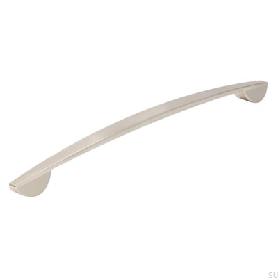 Elongated furniture handle 2307 320 Brushed silver