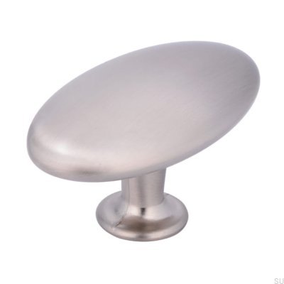 Furniture knob 2338 Silver Brushed
