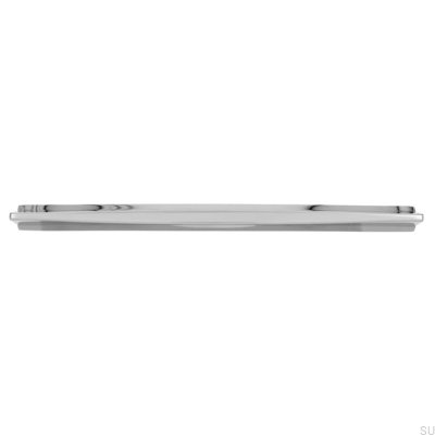 Elongated furniture handle 2340 160 Polished chrome