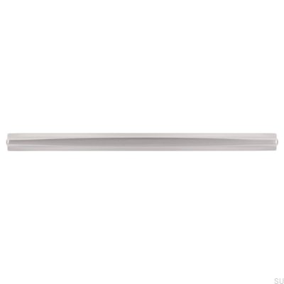 Elongated furniture handle 2340 160 Brushed silver