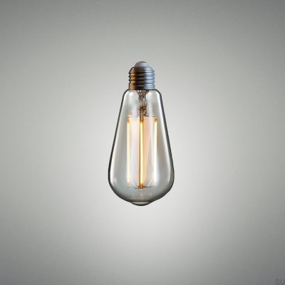 E27 3.5W Teardrop Amber LED Bulb with Brightness Control
