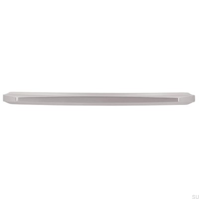 Elongated furniture handle 2341 160 Brushed silver