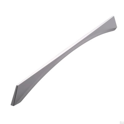 Elongated furniture handle 2341 320 Polished chrome