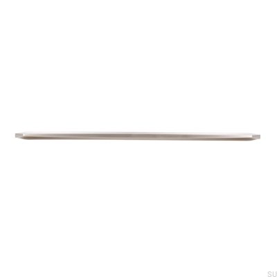 Elongated furniture handle 2341 320 Silver Brushed