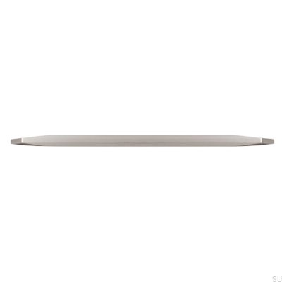 Elongated furniture handle 2343 320 Silver Brushed