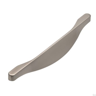 Oblong furniture handle 2356 160 Silver
