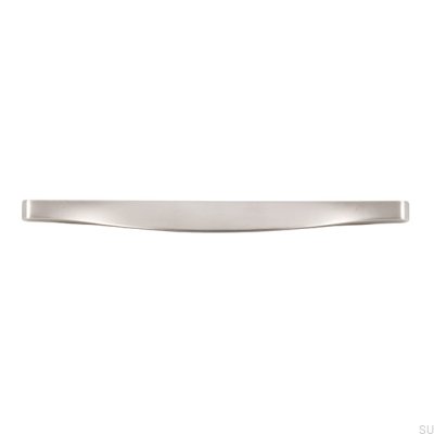 Elongated furniture handle 2356 160 Brushed silver