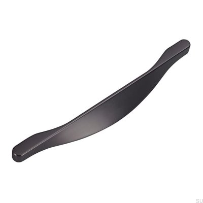 Elongated furniture handle 2356 160 Anthracite Matt