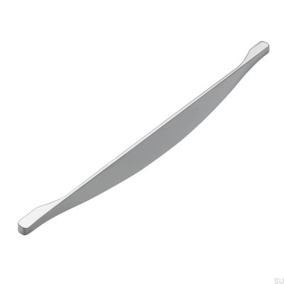 Elongated furniture handle 2356 320 Polished chrome
