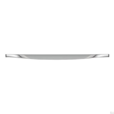 Elongated furniture handle 2356 320 Polished chrome