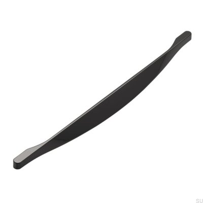 Elongated furniture handle 2356 320 Anthracite Polished