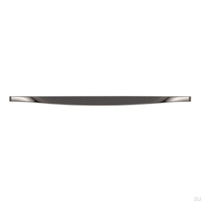 Elongated furniture handle 2356 320 Anthracite Polished