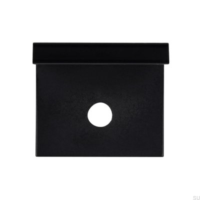 Edge furniture handle 2446 Aluminum Black Matt