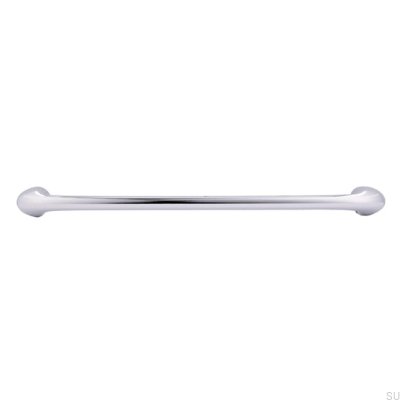 Elongated furniture handle 2474 160 Polished chrome
