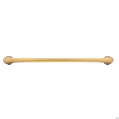 Elongated furniture handle 2474 160 Antique Gold