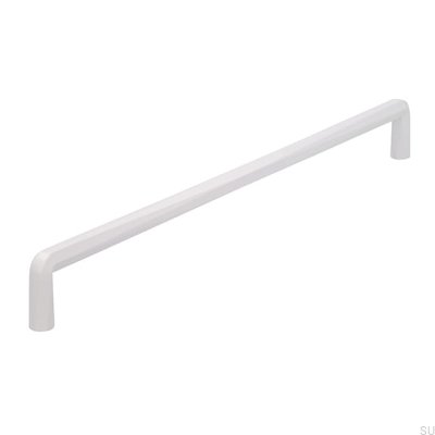 Elongated furniture handle 2481 320 Metal White Matt