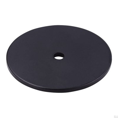 Knob Pad 2490 Metal Black Matt