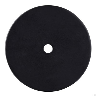 Knob Pad 2490 Metal Black Matt