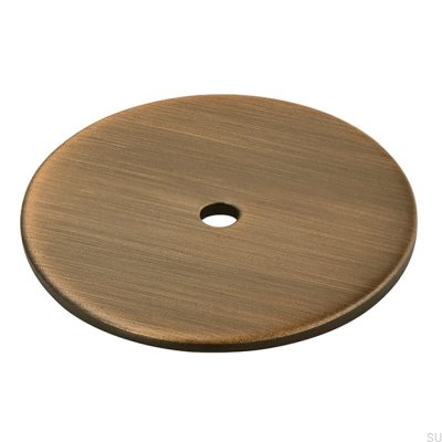 Knob Pad 2490 Antique Gold Brushed