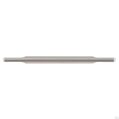 Elongated furniture handle 2496 160 Brushed silver