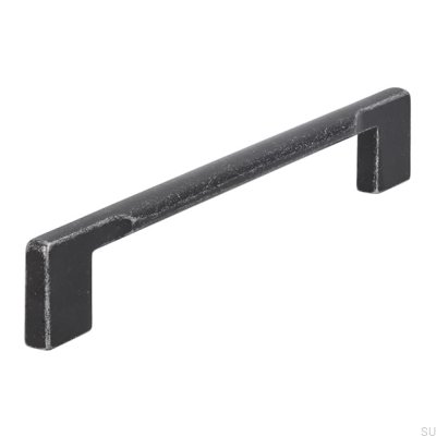Oblong furniture handle 2496 160 Antique Iron