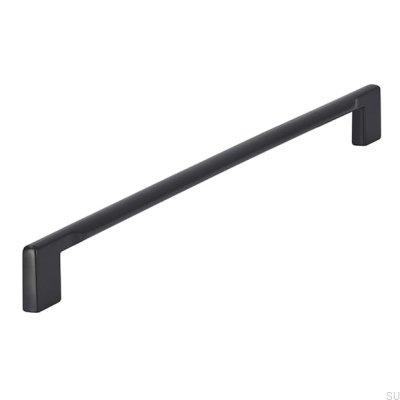 Elongated furniture handle 2496 320 Metal Black Matt