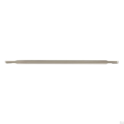 Elongated furniture handle 2496 320 Silver Brushed