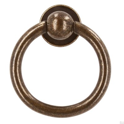 Round furniture handle 2499 Antique Bronze