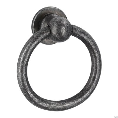 Round furniture handle 2499 Antique Iron
