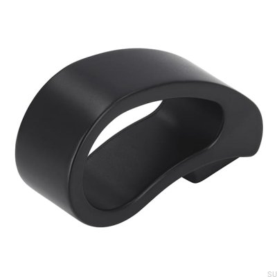 Furniture knob 2501 Metal Black Matt
