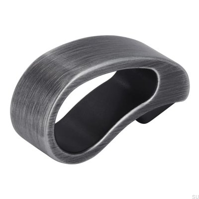 Furniture Knob 2501 Antique Silver Brushed