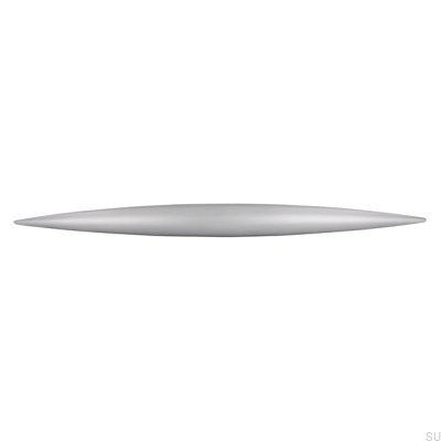 Elongated furniture handle 809 128 Matt chrome