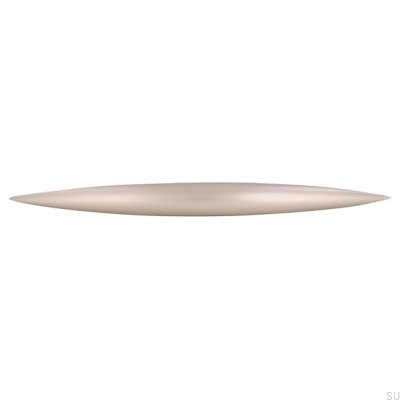 Elongated furniture handle 809 96 Silver Matt