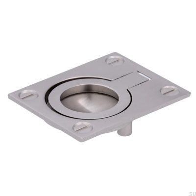 Recessed furniture handle 753 32 Silver Brushed