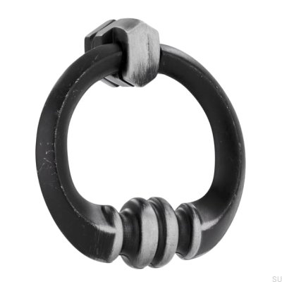 Round furniture handle 564 Antique Silver