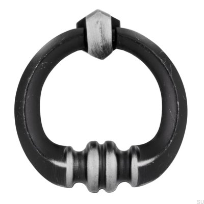 Round furniture handle 564 Antique Silver