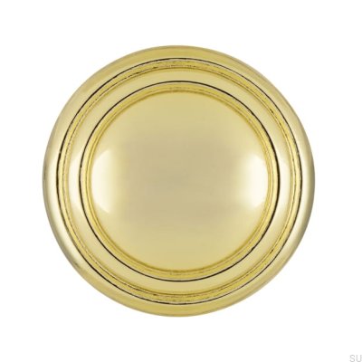 Furniture knob 489 30 Gold Polished