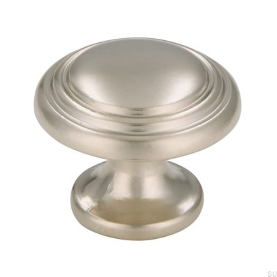 Furniture knob 489 30 Silver Matt